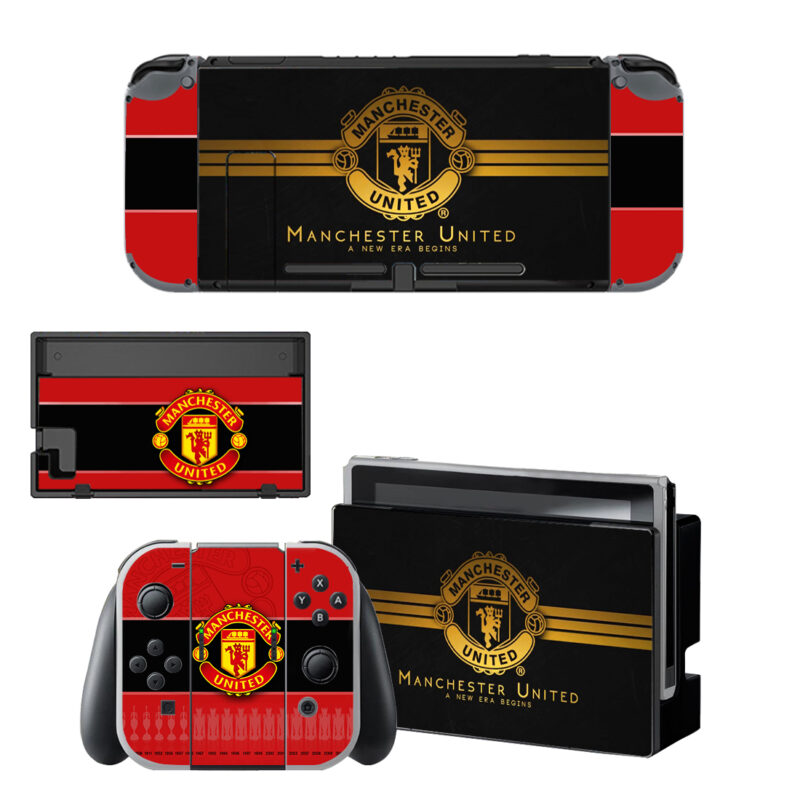 Manchester United Skin Sticker For Nintendo Switch OLED & Nintendo Switch