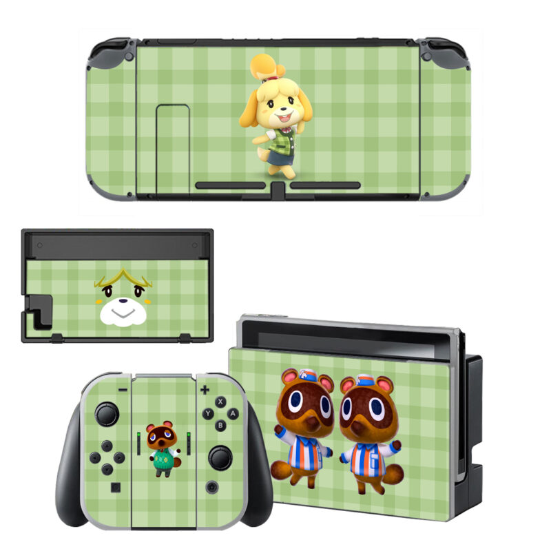 Animal Crossing Skin Sticker For Nintendo Switch OLED & Nintendo Switch Design 3