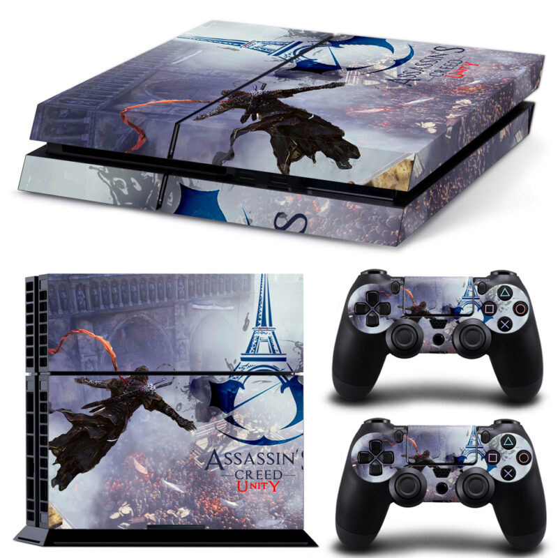 Assassin's Creed Unity Game PS4 Skin Sticker Design 3