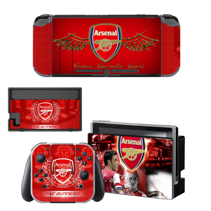 Arsenal Skin Sticker For Nintendo Switch OLED & Nintendo Switch