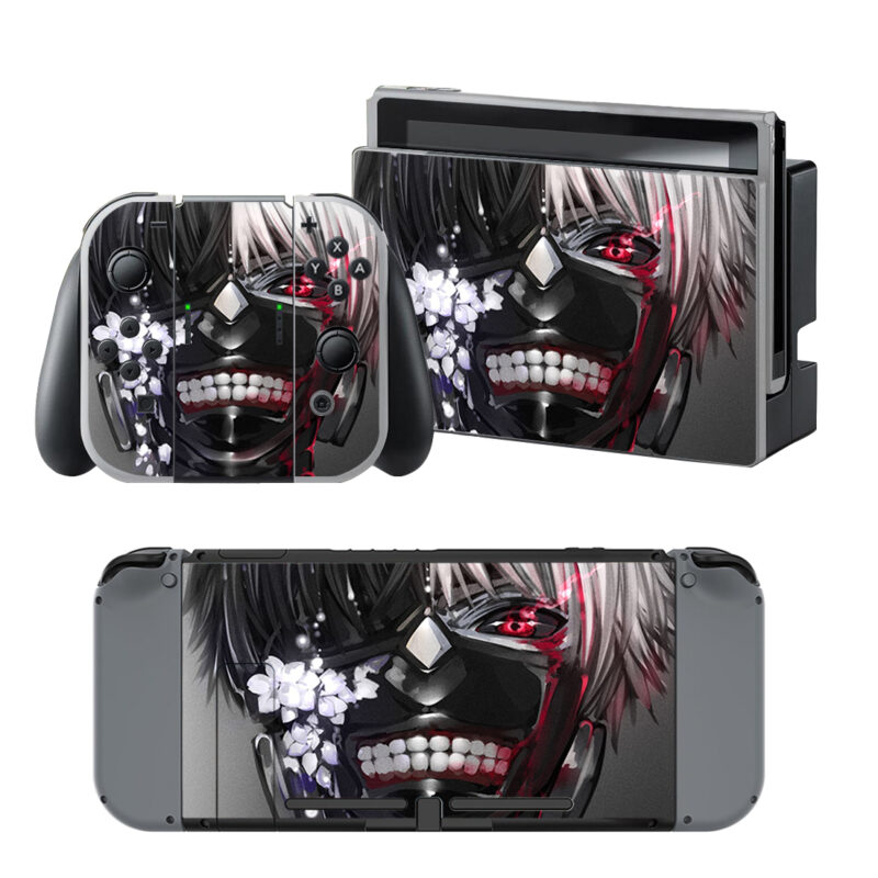 Ken Kaneki Tokyo Ghoul Art Decal Cover For Nintendo Switch & Nintendo Switch OLED