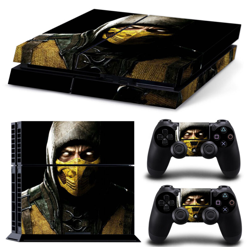 Mortal Kombat PS4 Skin Sticker Design 1