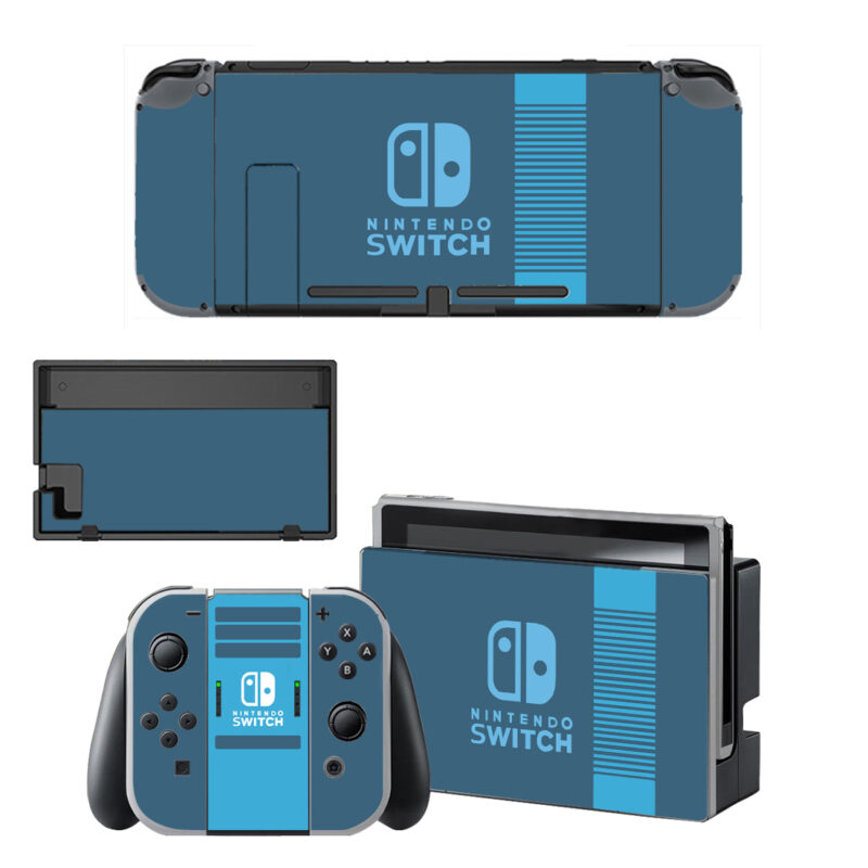 Blue Decal Cover For Nintendo Switch OLED & Nintendo Switch