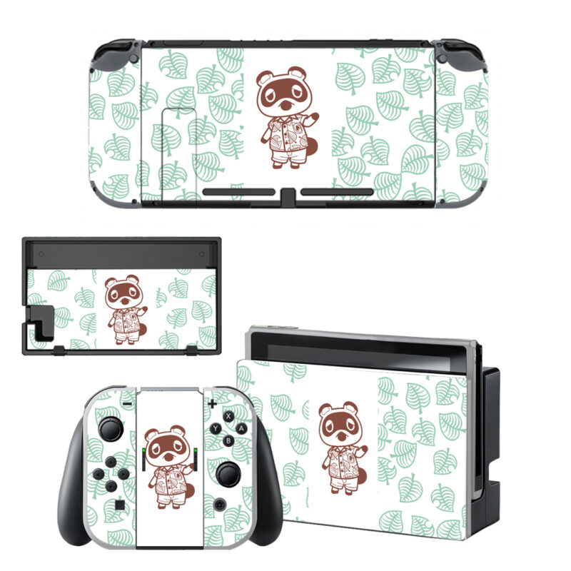 Animal Crossing Tom Nook Decal Cover For Nintendo Switch OLED & Nintendo Switch