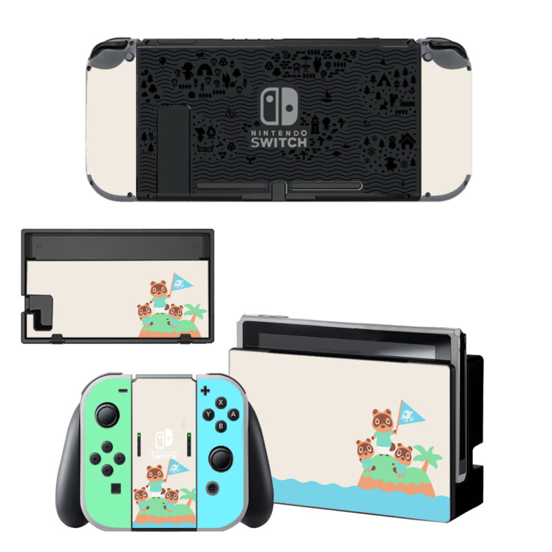 Animal Crossing Tom Nook Timmy And Tommy Decal Cover For Nintendo Switch OLED & Nintendo Switch Design 2