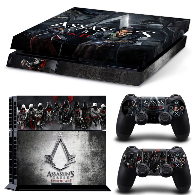 Assassin's Creed Syndicate Game Skin Sticker Cover For PS4 And Controllers