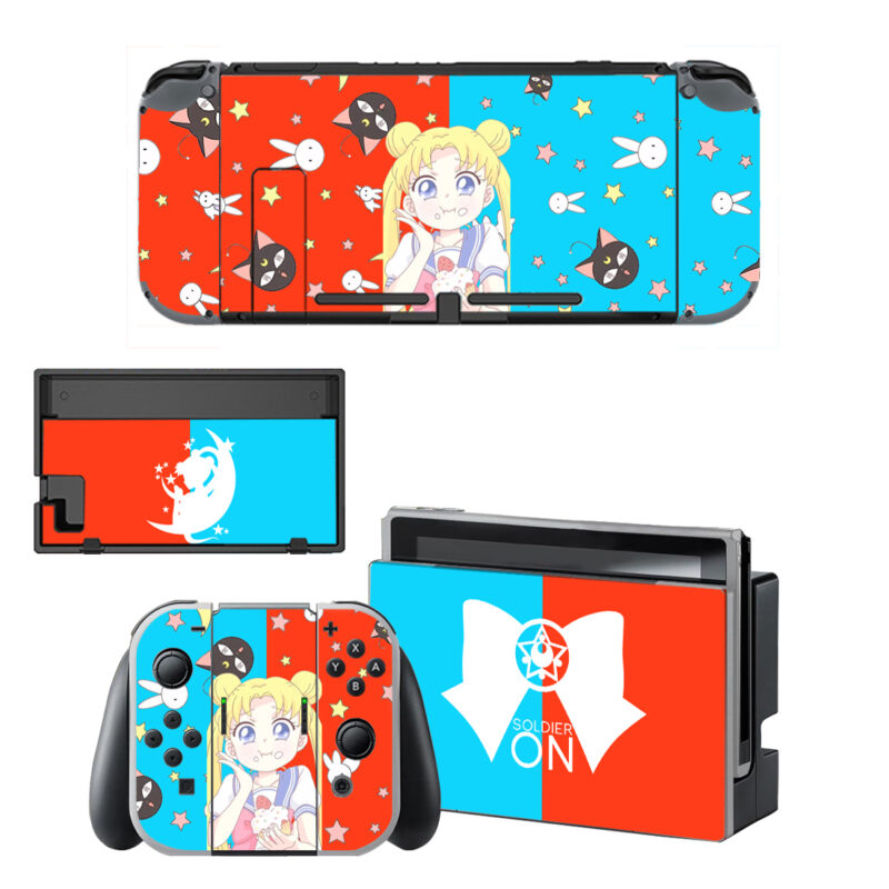 Sailor Moon Skin Sticker For Nintendo Switch OLED & Nintendo Switch