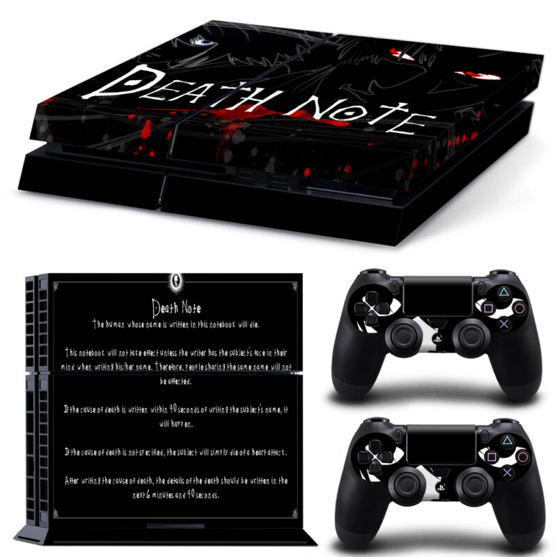 Death Note PS4 Skin Sticker