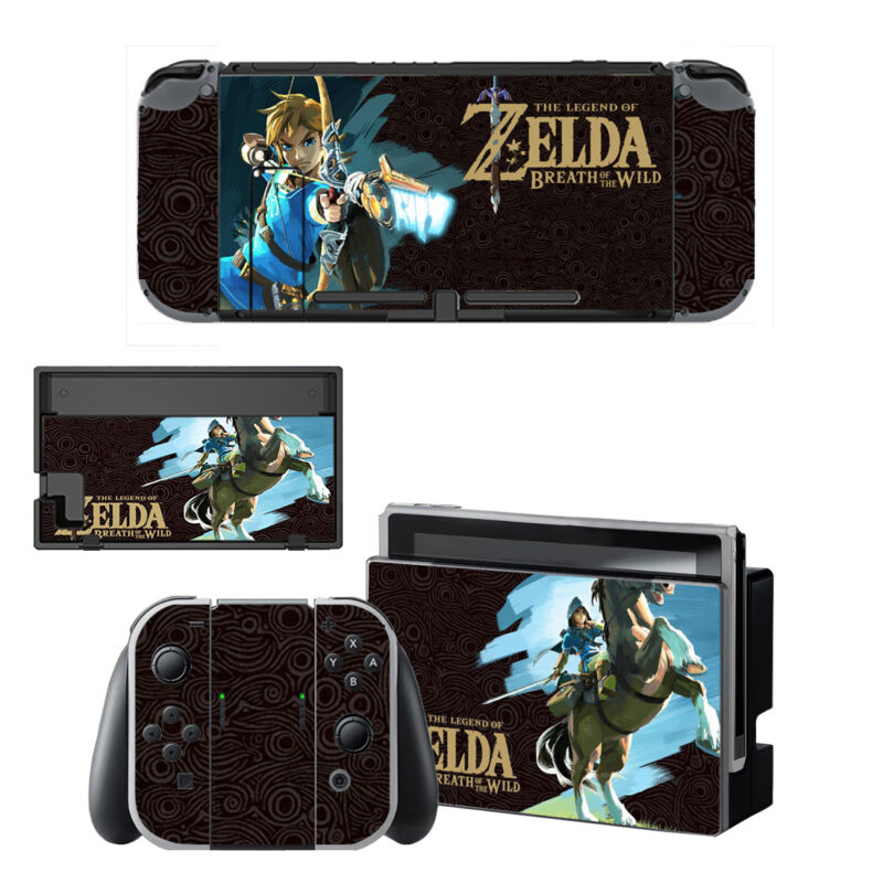 The Legend Of Zelda Breath Of The Wild Decal Cover For Nintendo Switch OLED & Nintendo Switch Design 15