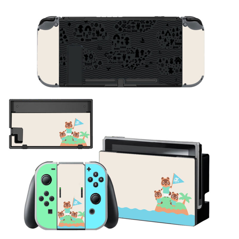 Animal Crossing Decal Cover For Nintendo Switch OLED & Nintendo Switch Design 1