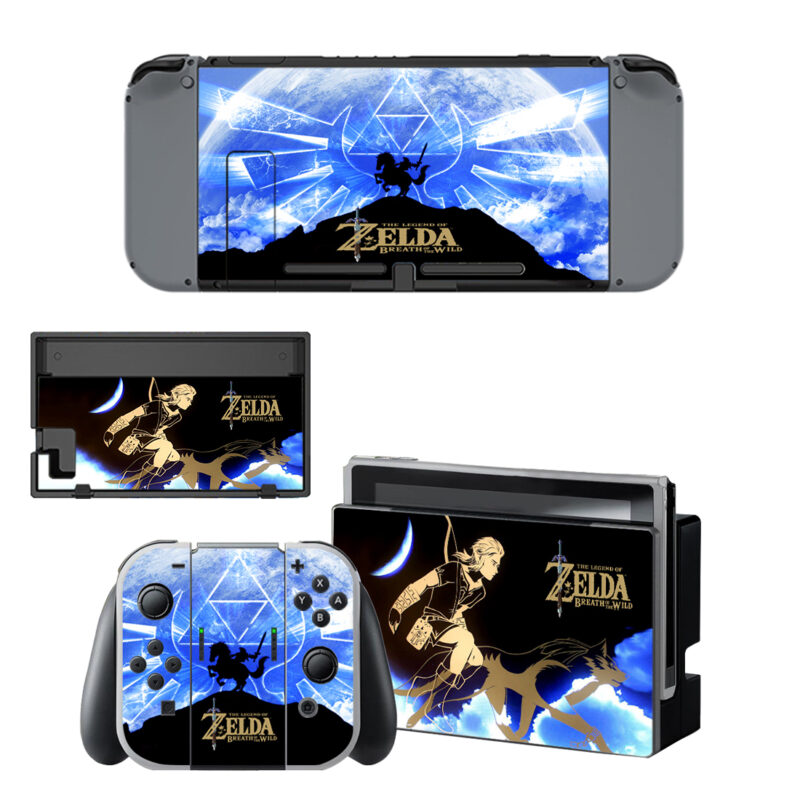 The Legend Of Zelda Breath Of The Wild Skin Sticker For Nintendo Switch & Nintendo Switch OLED Design 7