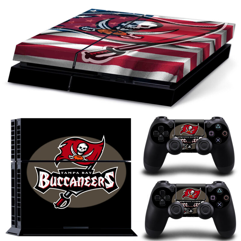 Tampa Bay Buccaneers Skin Sticker For PS4 And Controllers