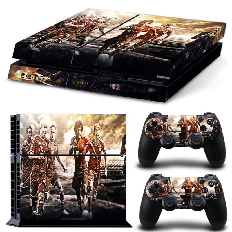 Football Players Theme Skin Sticker For PS4 And Controllers Design 1