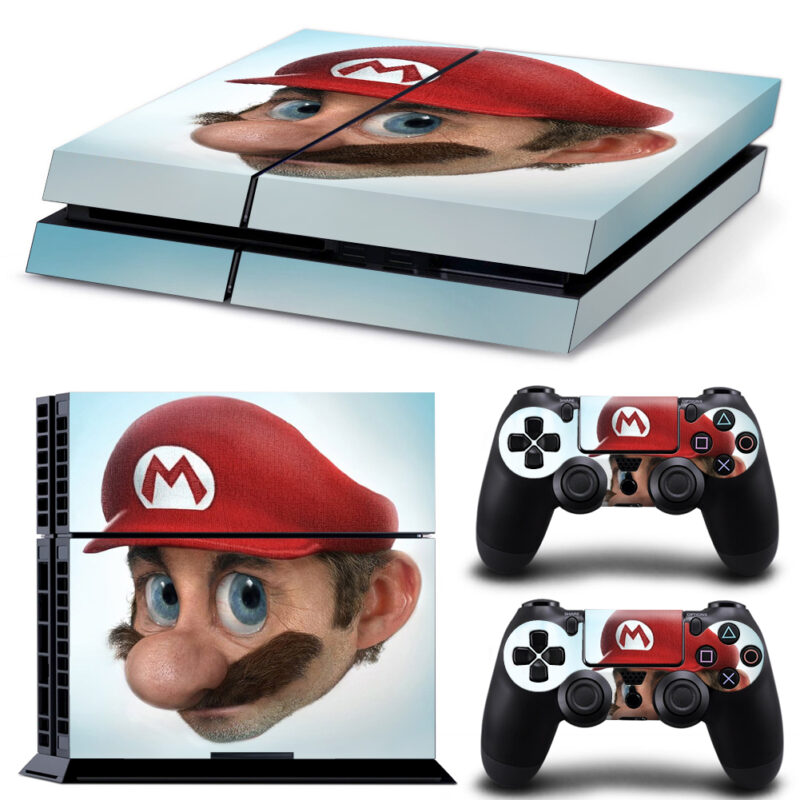 Super Mario Bros PS4 Skin Sticker