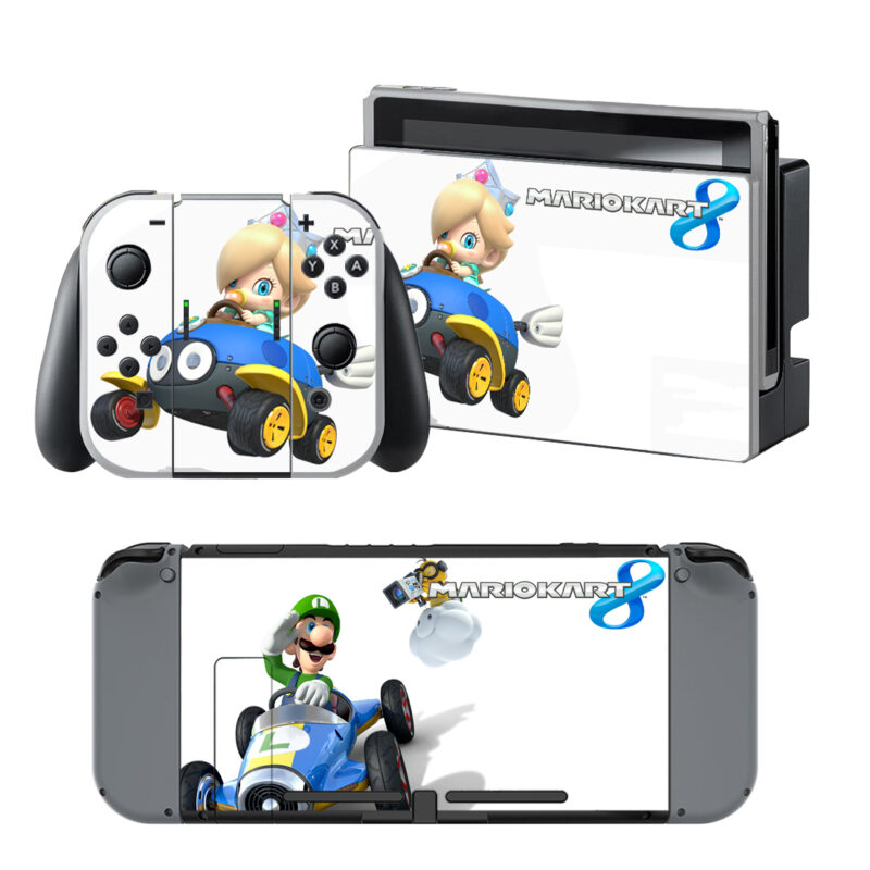 Mario Kart 8 Decal Cover For Nintendo Switch & Nintendo Switch OLED Design 2