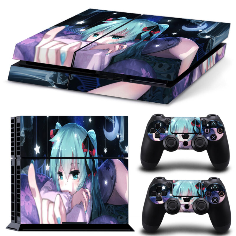 Hatsune Miku PS4 Skin Sticker