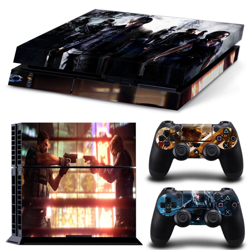 Resident Evil 6 Game PS4 Skin Sticker