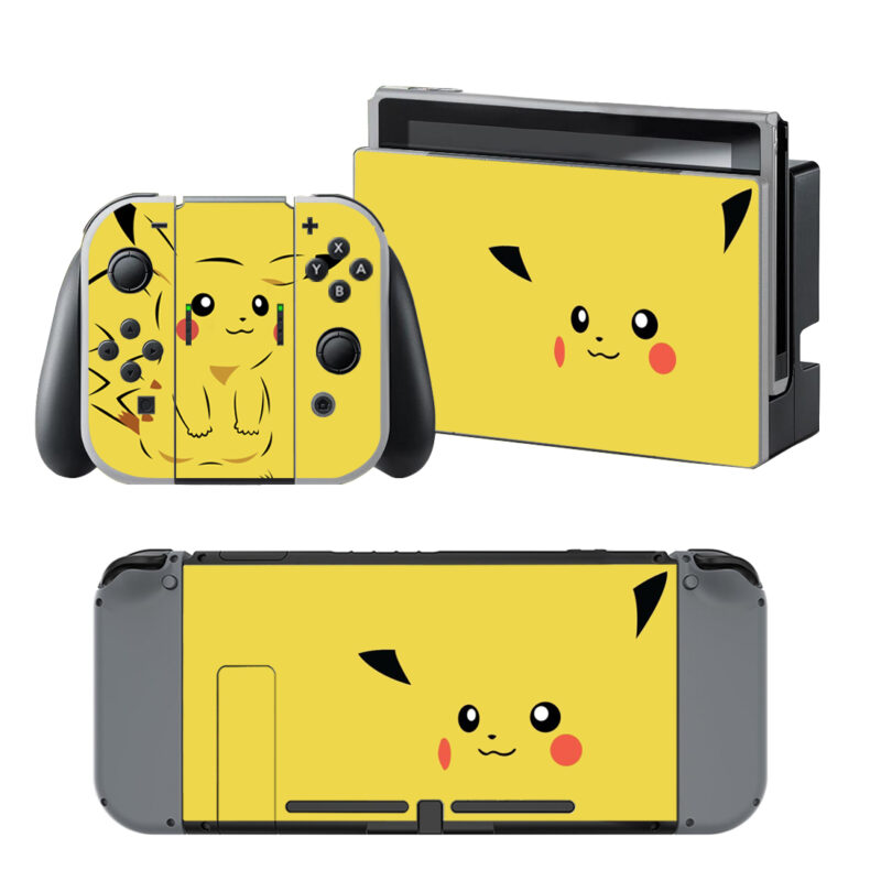 Pokemon Pikachu Decal Cover For Nintendo Switch & Nintendo Switch OLED Design 13