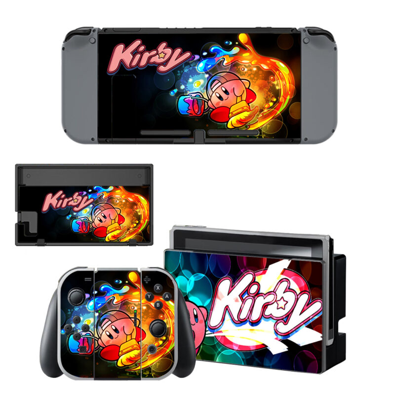 Kirby Skin Sticker For Nintendo Switch & Nintendo Switch OLED Design 4