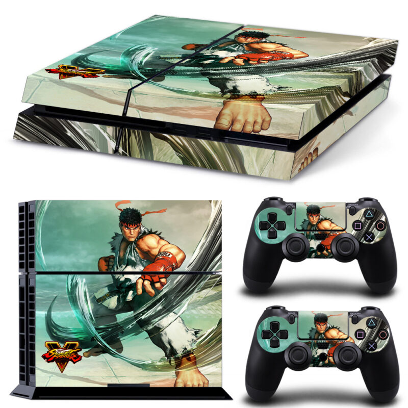 Street Fighter V Game Skin Sticker For PS4 And Controllers