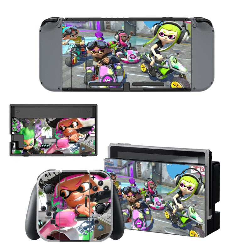 Splatoon Decal Cover For Nintendo Switch & Nintendo Switch OLED Design 7