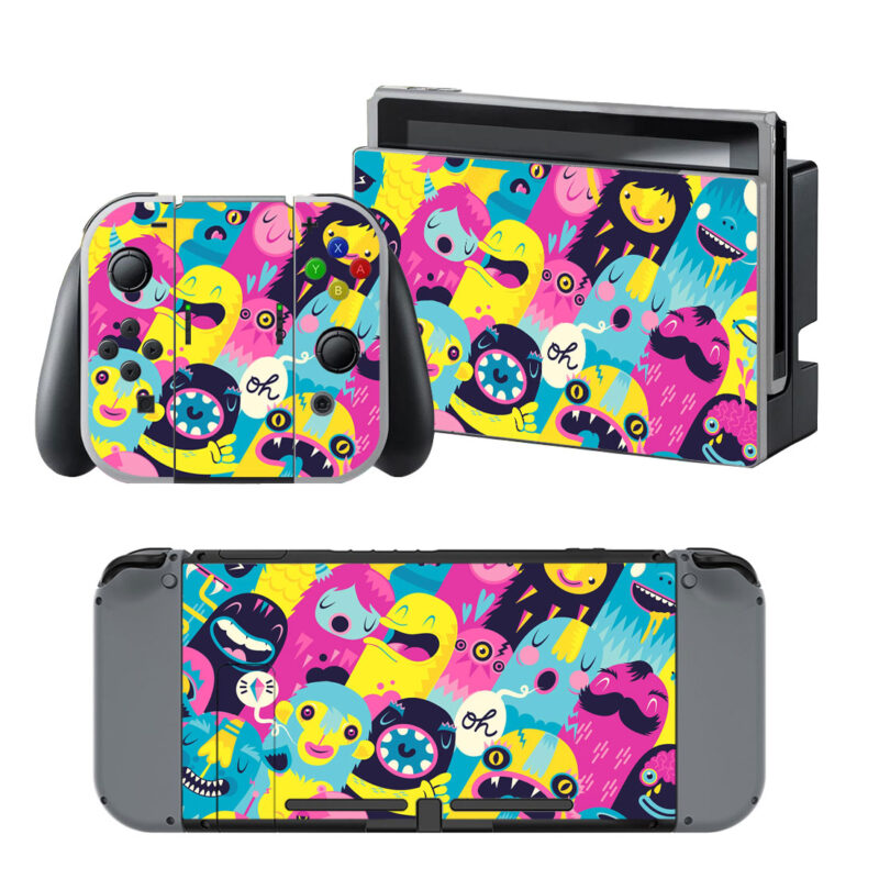 OMFG Hello Decal Cover For Nintendo Switch & Nintendo Switch OLED