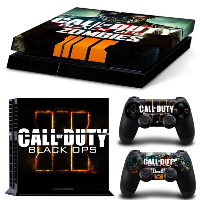 Call Of Duty Black Ops III Zombies Skin Sticker For PS4 And Controllers Design 2