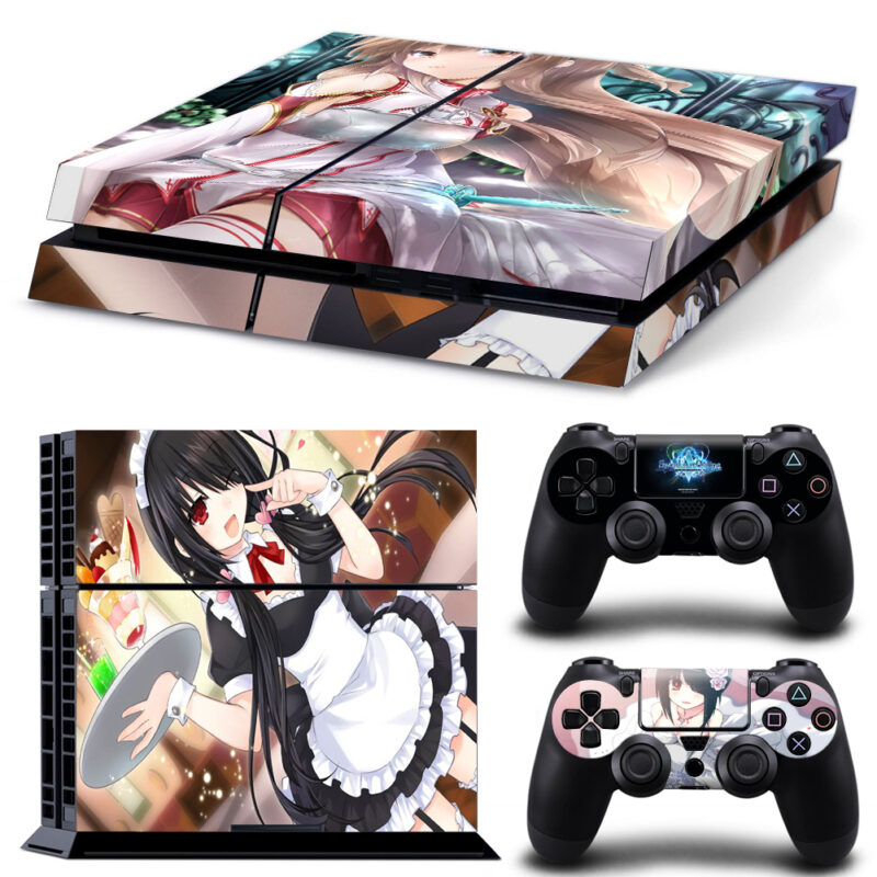 Sword Art Online Skin Sticker For PS4 And Controllers