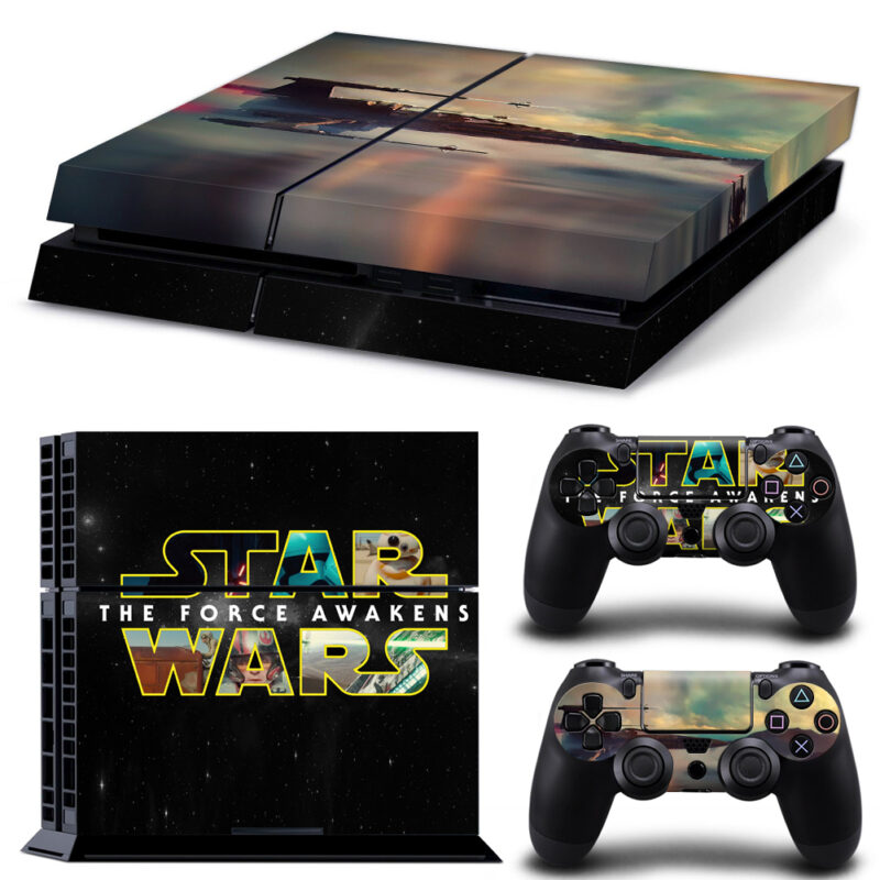 Star The Force Awakens Wars PS4 Skin Sticker Design 1