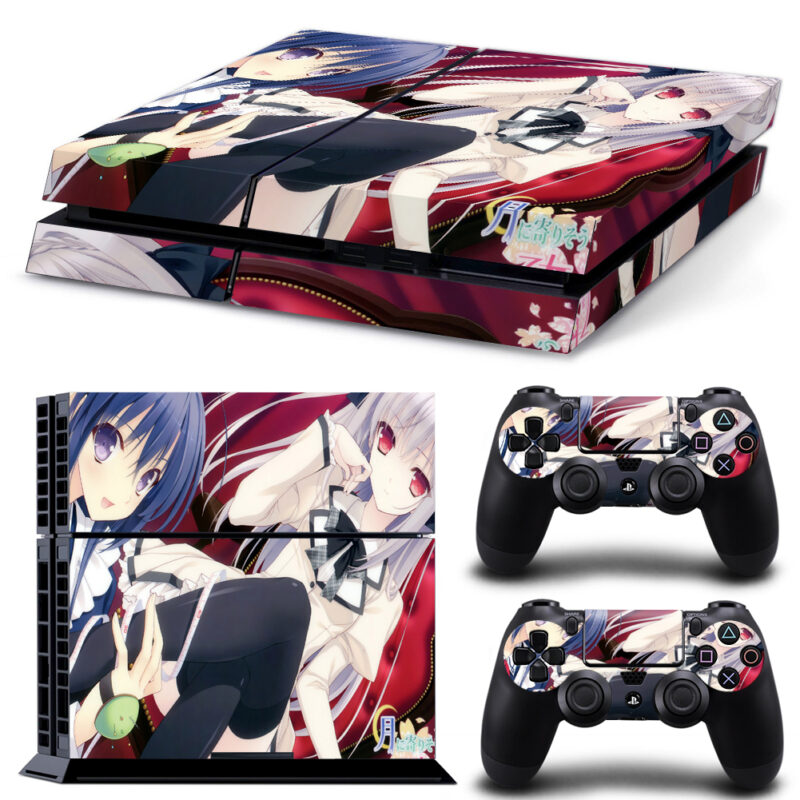 Tsuki Ni Yorisou Otome No Sahou Game PS4 Skin Sticker