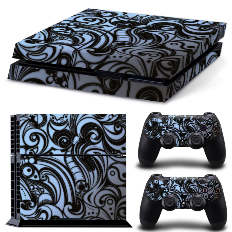 Abstract Tribal Design PS4 Skin Sticker