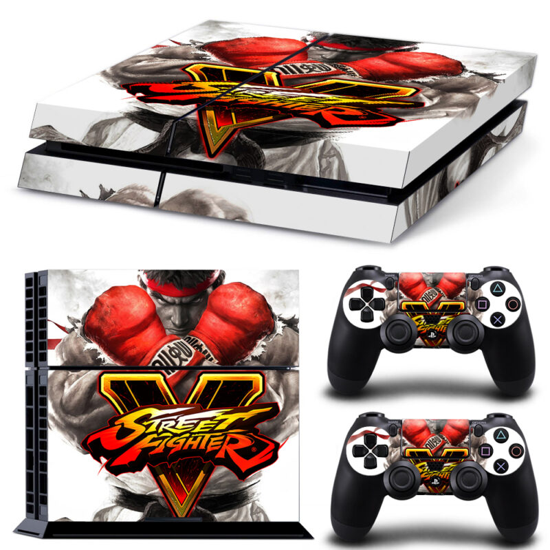 Street Fighter V Game PS4 Skin Sticker Design 1