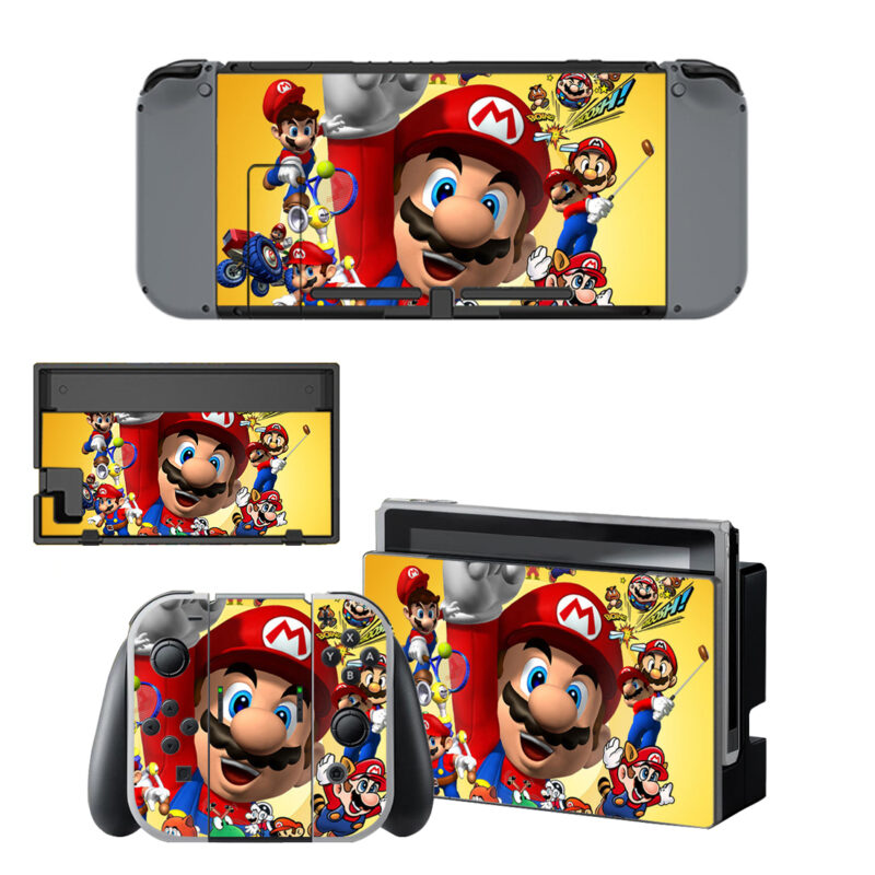 Super Mario Decal Cover For Nintendo Switch & Nintendo Switch OLED Design 6