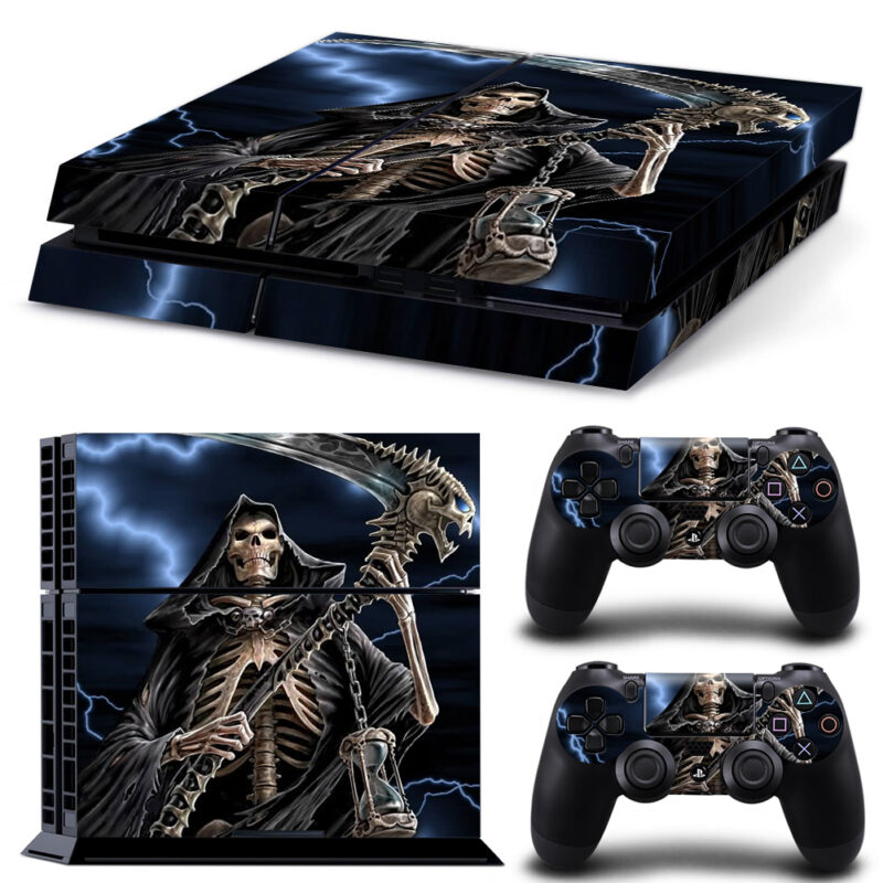 Grim Reaper PS4 Skin Sticker Design 1