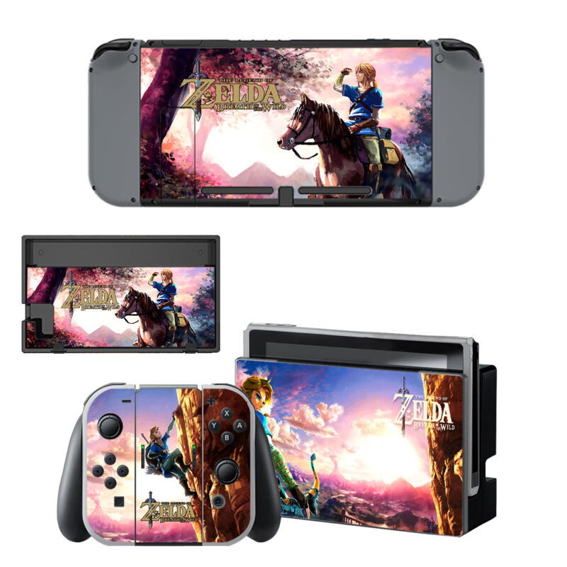 The Legend Of Zelda Breath Of The Wild Skin Sticker For Nintendo Switch & Nintendo Switch OLED Design 11