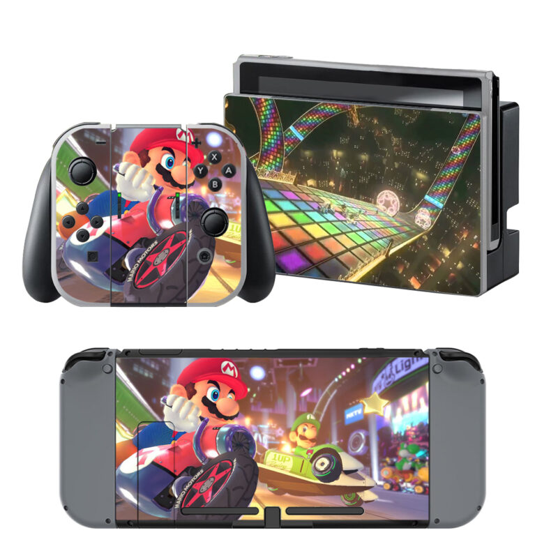 Mario Kart 8 Decal Cover For Nintendo Switch & Nintendo Switch OLED Design 8