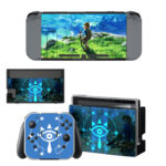 The Legend Of Zelda Breath Of The Wild Sheikah Eye Symbol Decal Cover For Nintendo Switch & Nintendo Switch OLED