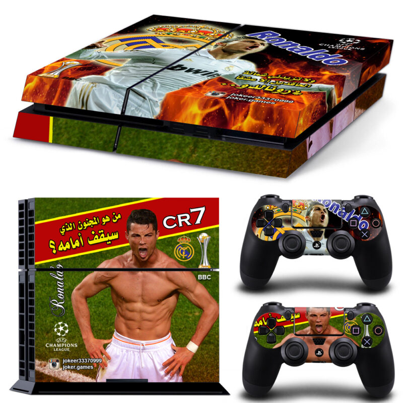 Real Madrid CF Ronaldo PS4 Skin Sticker