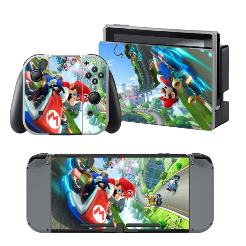 Mario Kart 8 Decal Cover For Nintendo Switch & Nintendo Switch OLED Design 6