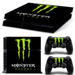 Monster Energy PS4 Skin Sticker Design 1