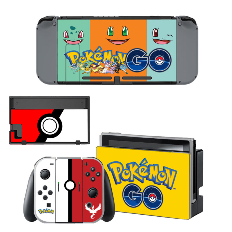 Pokemon GO Skin Sticker For Nintendo Switch & Nintendo Switch OLED Design 1