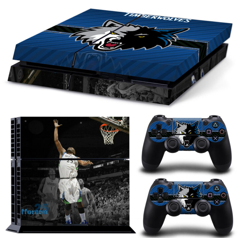 Timberwolves Al Jefferson PS4 Skin Sticker