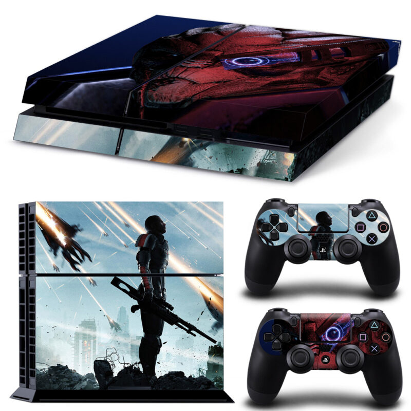 Mass Effect 3 Take Earth Back PS4 Skin Sticker