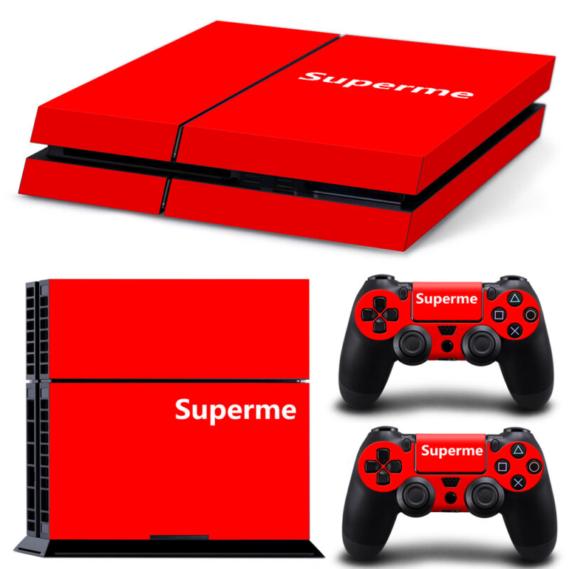 Supreme PS4 Skin Sticker Design 3