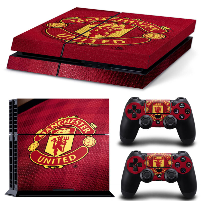 Manchester United PS4 Skin Sticker Design 1