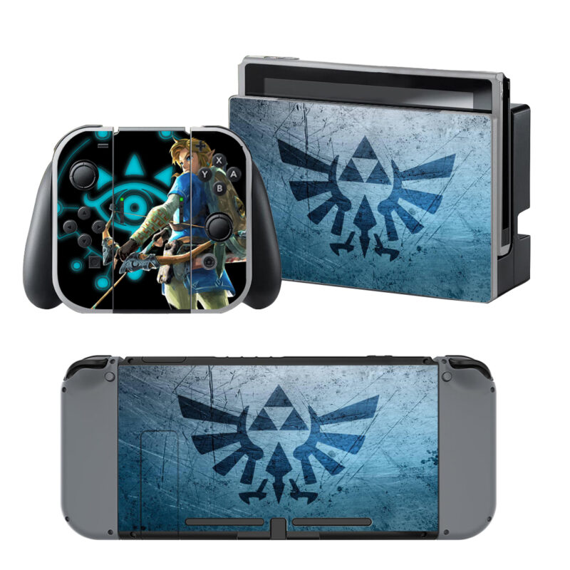 The Legend Of Zelda Breath Of The Wild Decal Cover For Nintendo Switch OLED & Nintendo Switch