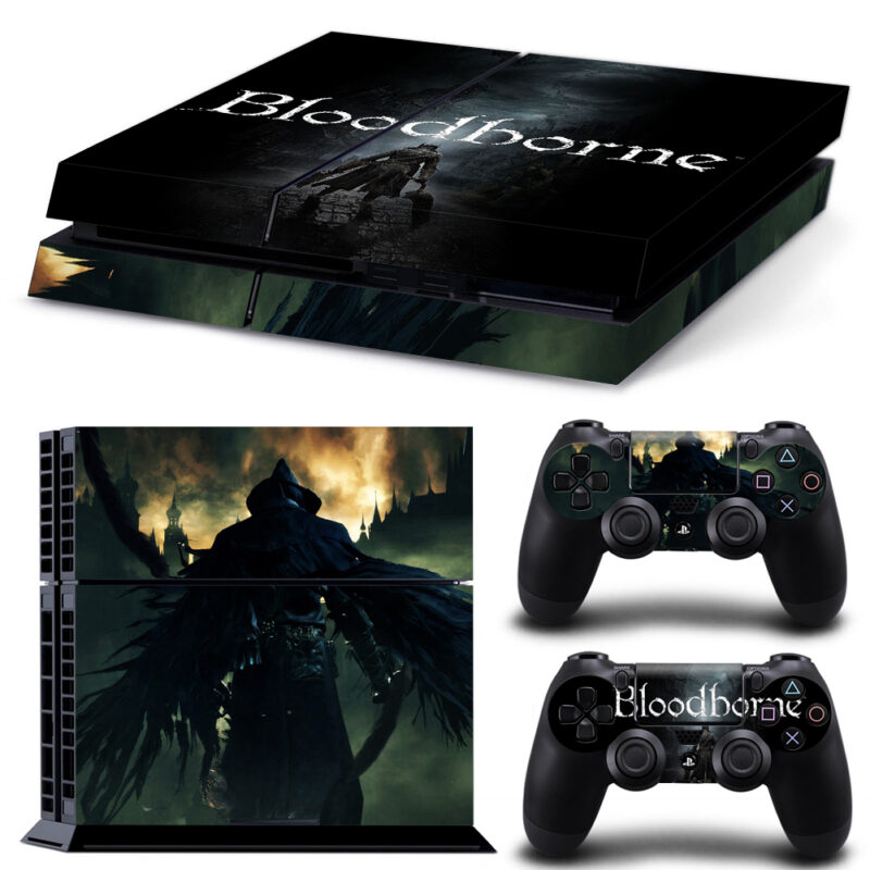 Bloodborne Game Skin Sticker For PS4 And Controllers