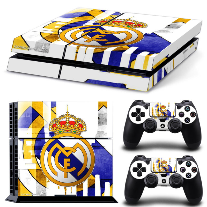 Real Madrid CF PS4 Skin Sticker Design 1