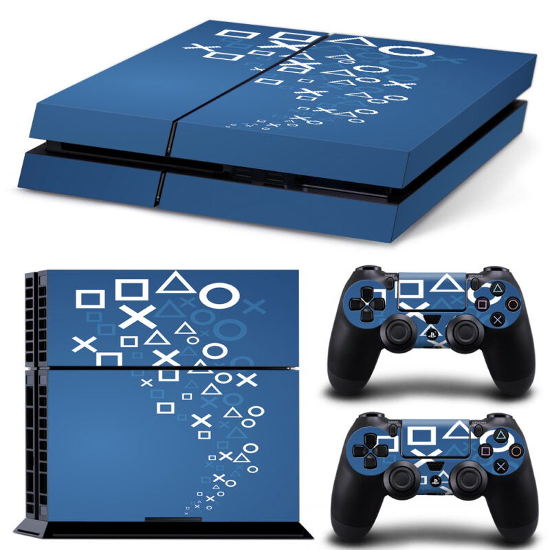 Playstation Minimalism Pattern PS4 Skin Sticker