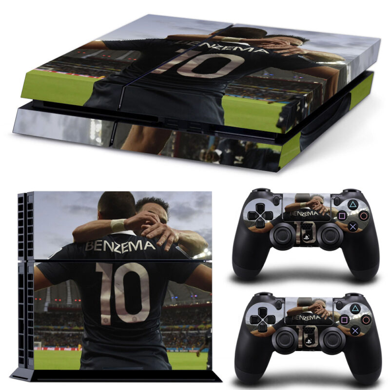 French Footballer Karim Benzema PS4 Skin Sticker